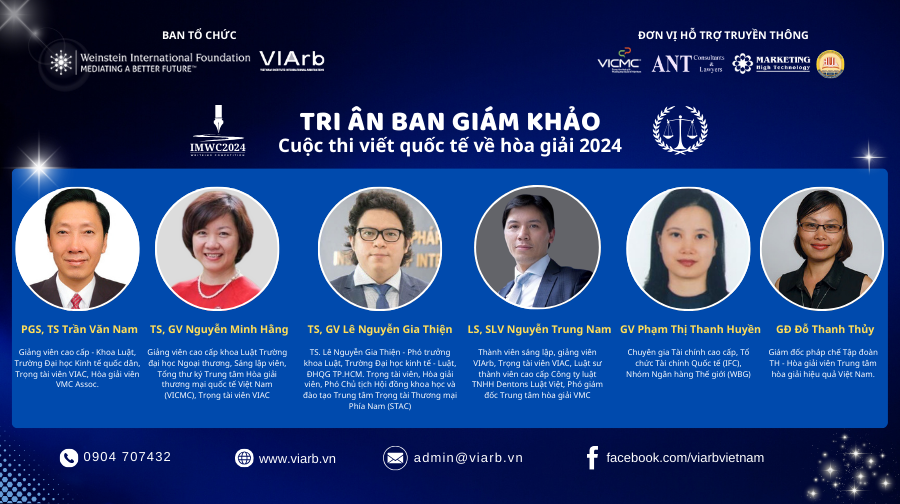 Tri ân ban giám khảo IMWC2024